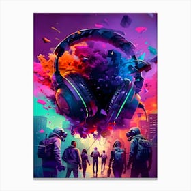 Ps4 Game Poster Canvas Print