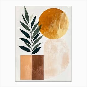 Abstract Plant Canvas Print