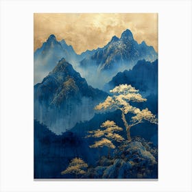 Asian Landscape Painting Canvas Print