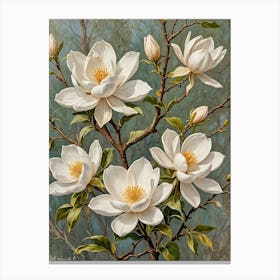 Magnolias Canvas Print