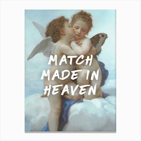 Match Made in Heaven Canvas Print