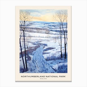 Northumberland National Park England 3 Poster Canvas Print