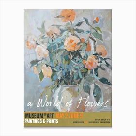 A World Of Flowers, Van Gogh Exhibition Marigold 2 Canvas Print