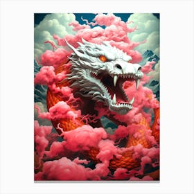 Dragon In The Clouds 3 Canvas Print