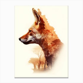 Fox animal Canvas Print