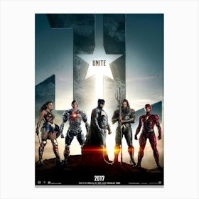 Justice league Canvas Print