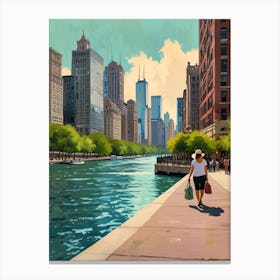 Chicago River 1 Canvas Print