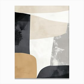 Silent Contours Minimalist Style Canvas Print