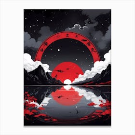 Red Circle Canvas Print