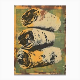 Burrito: Fast Food Art Canvas Print