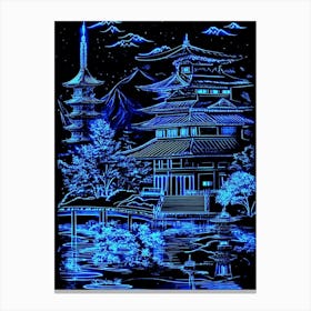 Asian Pagoda 5 Canvas Print