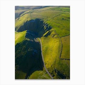 Aerial View Of The Dales 20 Canvas Print