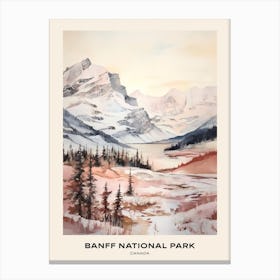 Banff National Park Canada 5 Poster Canvas Print