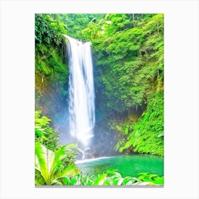 Nauyaca Waterfalls, Costa Rica Majestic, Beautiful & Classic (1) Canvas Print