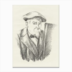 Self Portrait, Paul Cézanne Canvas Print