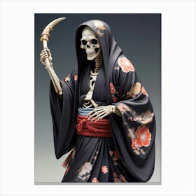 Samurai Skeleton 2 Canvas Print