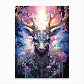 Deer Head 1 Canvas Print