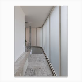Architecture Mies Van Der Rohe Corridor Canvas Print