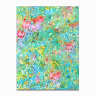 Tropical Waters Abstract Canvas Print