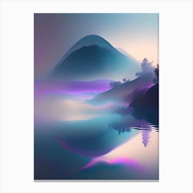 Mist, Waterscape Holographic 1 Canvas Print