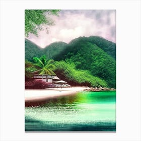 Ilha Grande Brazil Soft Colours Tropical Destination Canvas Print