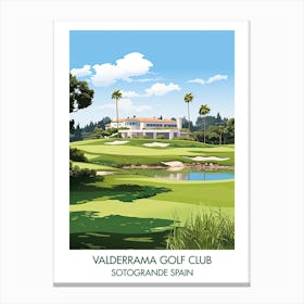 Valderrama Golf Club   Sotogrande Spain 4 Canvas Print