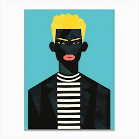 Man With Yellow Hair Canvas Print