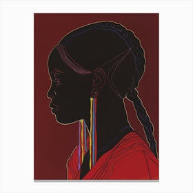 African Woman 122 Canvas Print