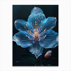 Blue Flower Canvas Print