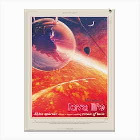 55 Cancri Space Travel Nasa Poster Canvas Print