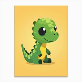 Cute Dinosaur 3 Canvas Print