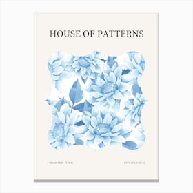Floral Pattern Poster 21 Canvas Print