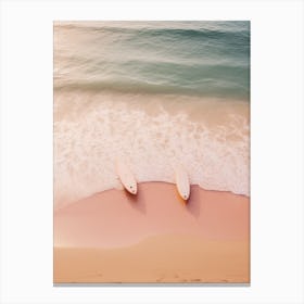 At the beach Canvas Print