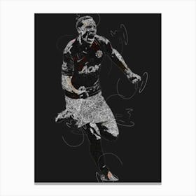 Rio Ferdinand 3 Canvas Print