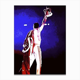 Freddie Mercury queen band music 1 Canvas Print