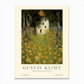 Gustav Klimt Citrus Garden Poster Canvas Print