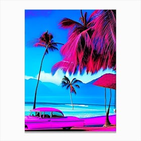 Maui Hawaii Pop Art Photography Tropical Destination Canvas Print
