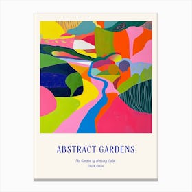 Colourful Gardens The Garden Of Morning Calm South Korea 3 Blue Poster Canvas Print