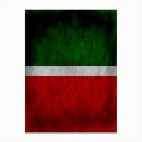 Tatarstan Flag Texture Canvas Print