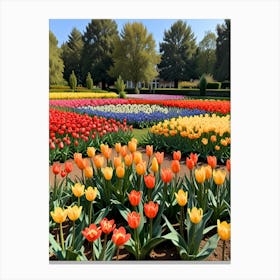 Tulip Garden Canvas Print