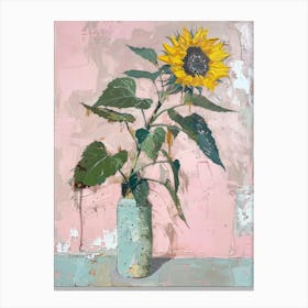 A World Of Flowers Sunflowers 3 Painting Canvas Print