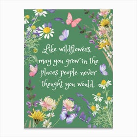 Wildflowers Canvas Print