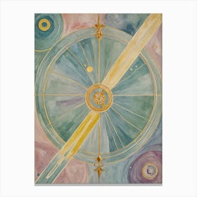 Pastel Wheel Of Life no3 Stampe su tela