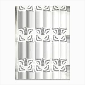 Wavy Lines 4 Canvas Print