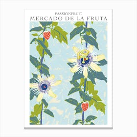 Mercado De La Fruta Passionfruit Illustration 2 Poster Canvas Print