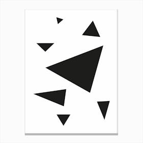 Triangles Abstract print Canvas Print