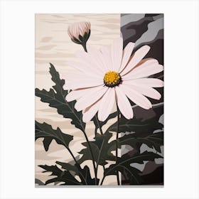Flower Illustration Daisy 3 Canvas Print