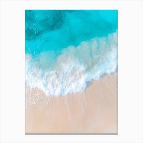 Aerial View Of The Beach 5 Canvas Print