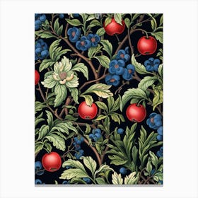 Berries And Apples Canvas Print