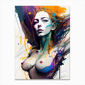 Topless Goddess  Canvas Print